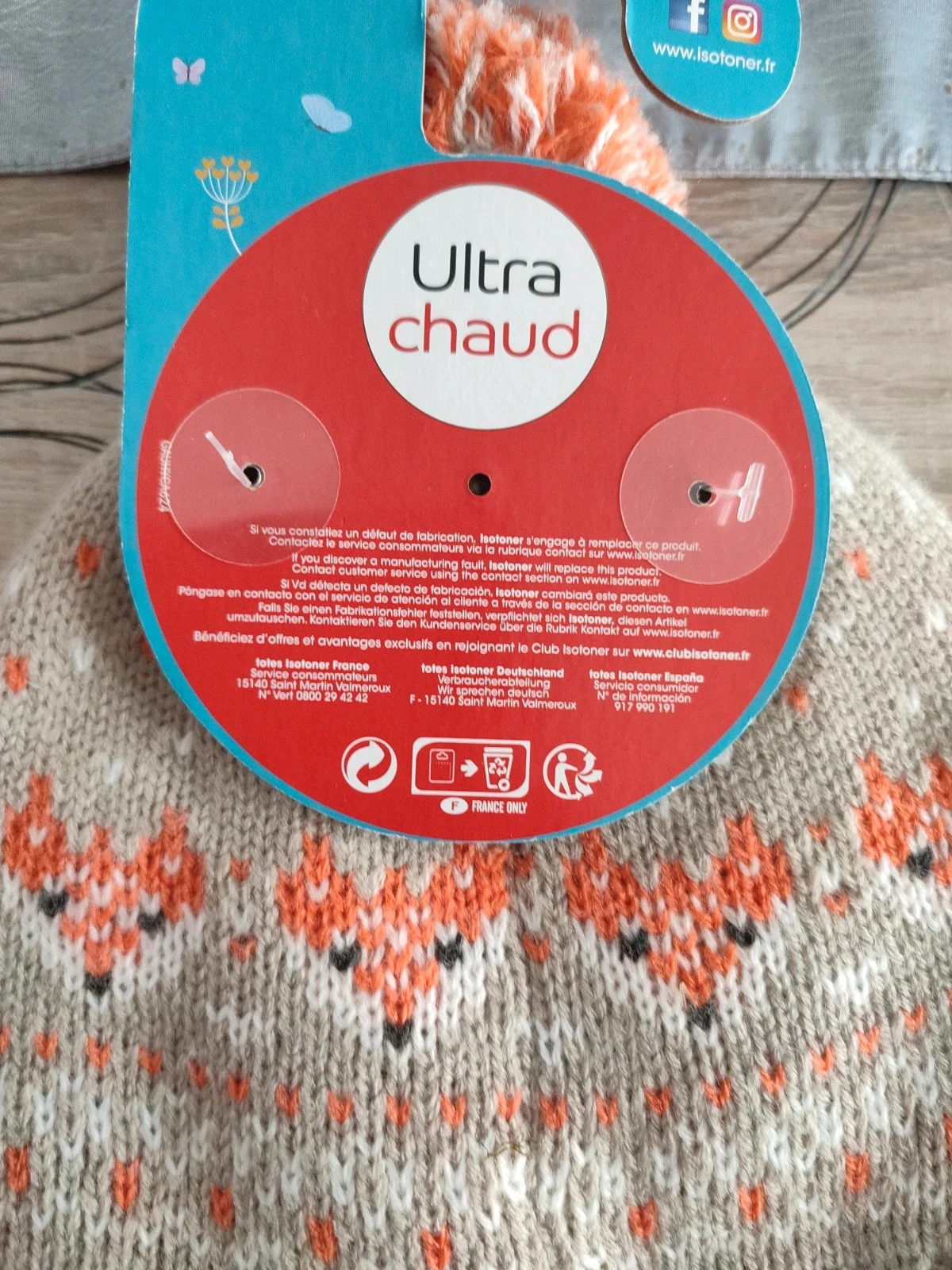 Nieuwe vos muts isotoner – photo 3